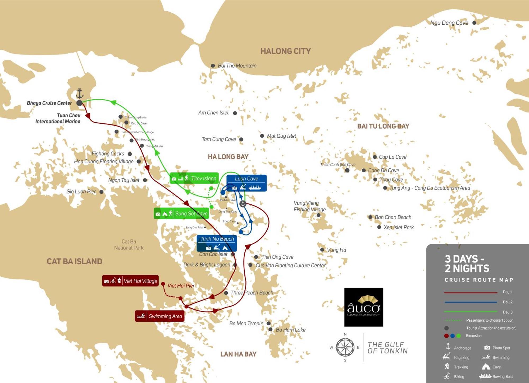 فندق The Au Co Cruise - Managed By Bhaya Cruise ها لونغ المظهر الخارجي الصورة